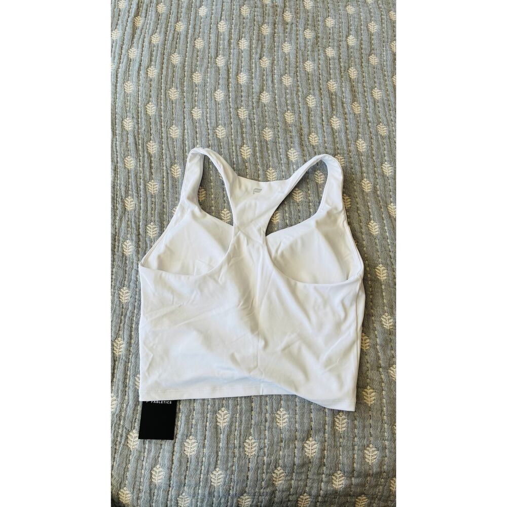 Fabletics Cropped Built-In Bra Tank - Picture 4 of 11